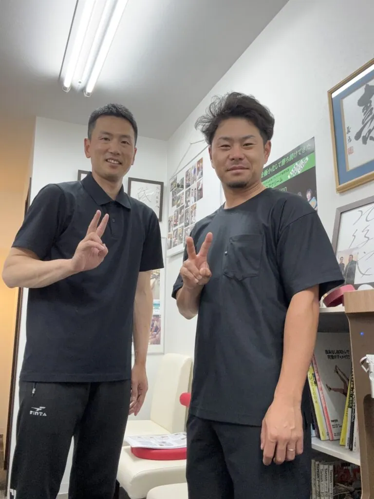 関西オープン出場前のプロゴルファー・高野碧輝選手がコンディショニングで来院されました